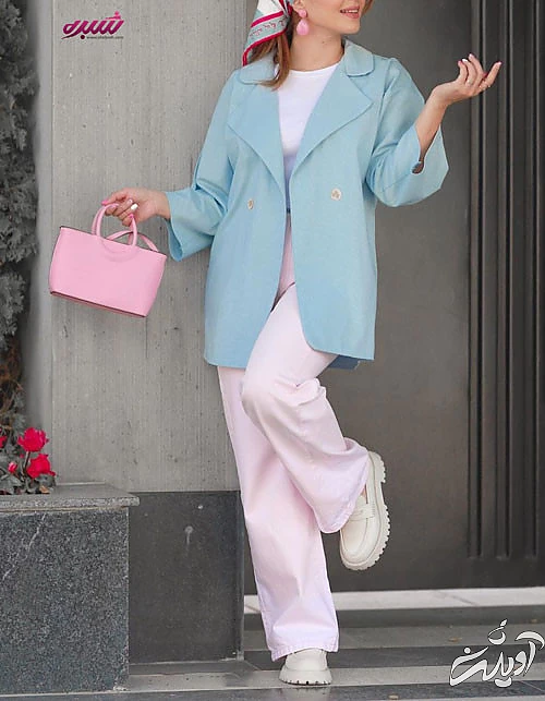 استایل تابستانی با مانتو لینن